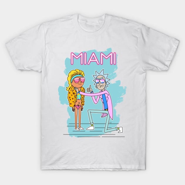 Miami T-Shirt by Alien cat